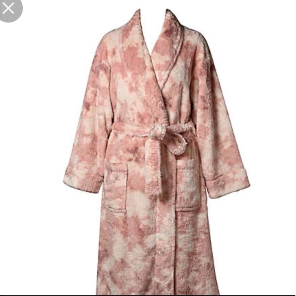 Women's Plush Tie-Dye Robe